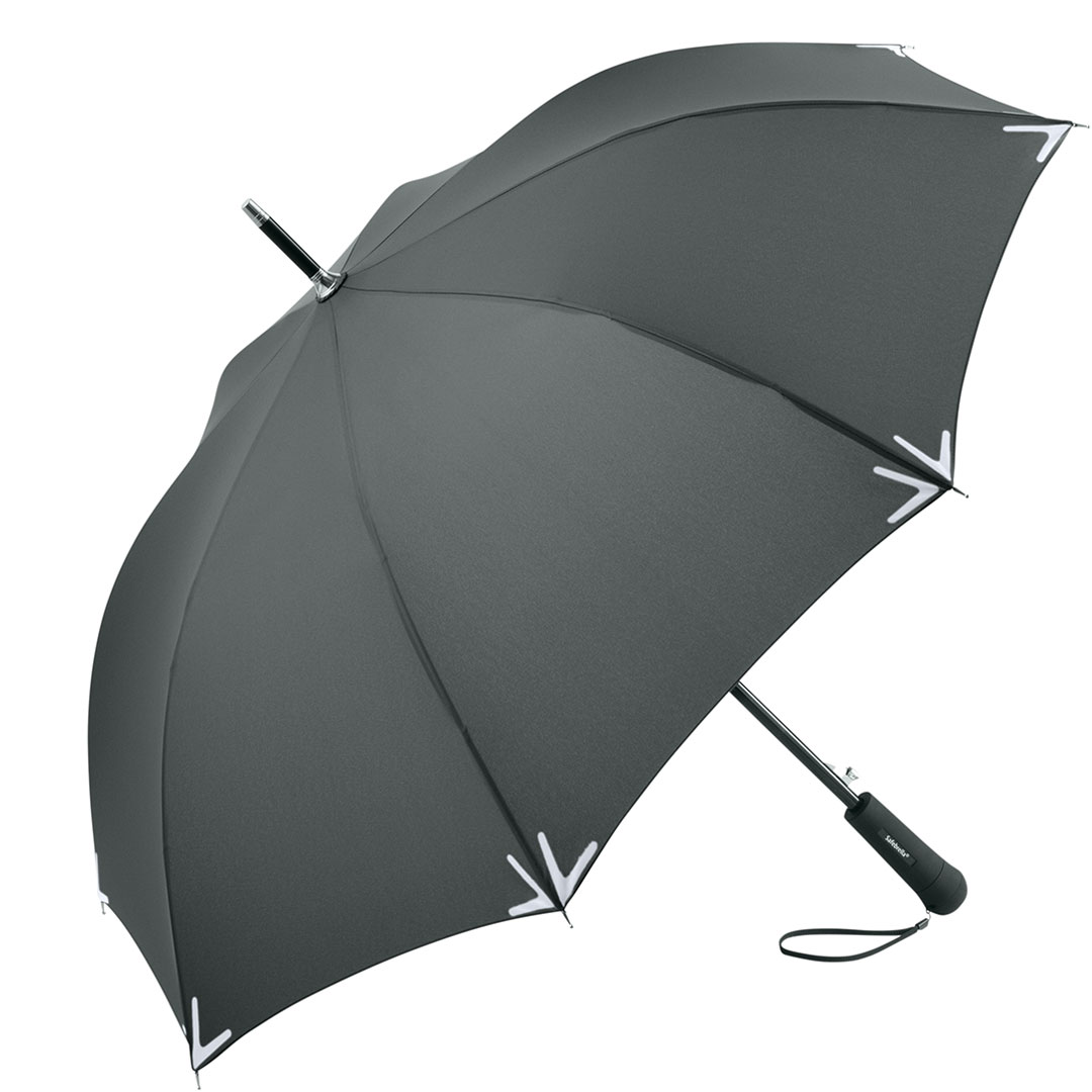 FARE AC-Stockschirm Safebrella® LED grau